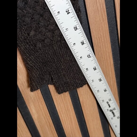 A.L.C. Sweater 36 / S Womens Gray Pullover Open Crotchet Yarn Wool Knit - Picture 5 of 7